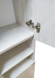 Comforty Пенал подвесной Верона 35 дуб белый – фотография-5